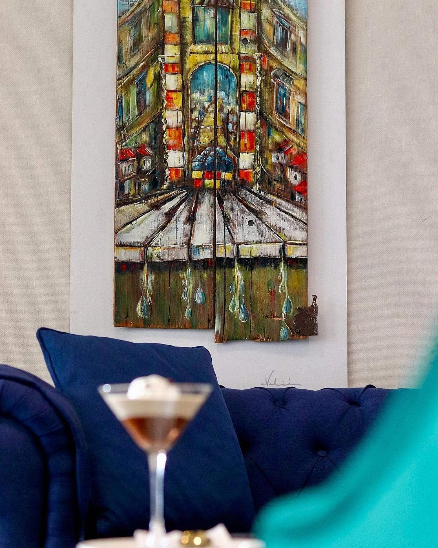 スイスホテル サラエボ サラエヴォ エクステリア 写真 A painting by the artist